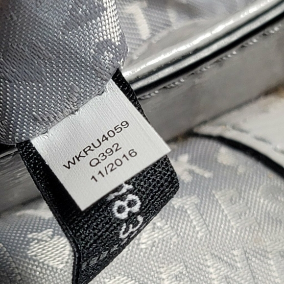 KATE SPADE Laurel Way Greer Crossbody Shoulder Bag Gray Leather Crossbody Strap - Picture 9 of 12